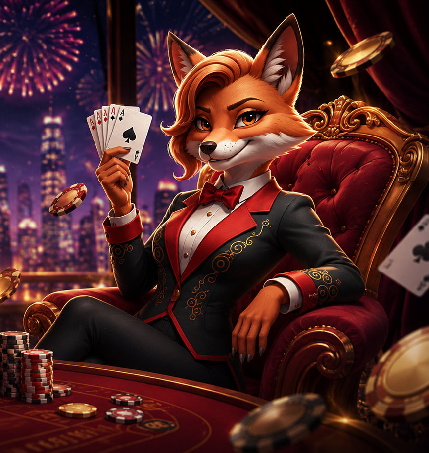 Kitsune Casino Mascot